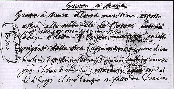 manoscritto di Angelo Rocca - 1575