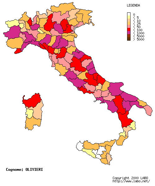 Italia per Provincia
